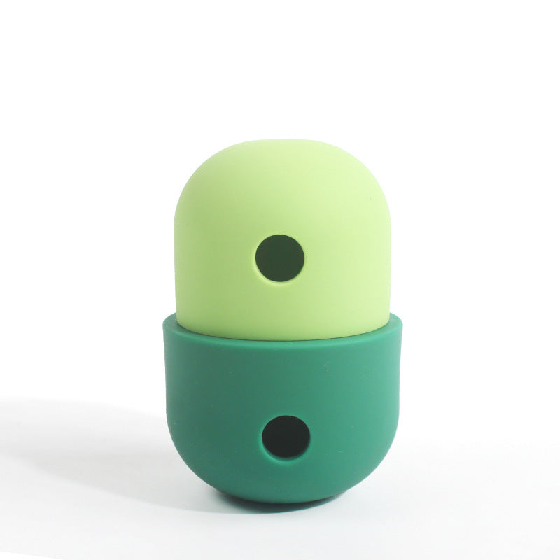 Moistless Stuff New 2 In 1 Pet Toys Products Dog Leakage Toy Ball Silicone Pet Supplies