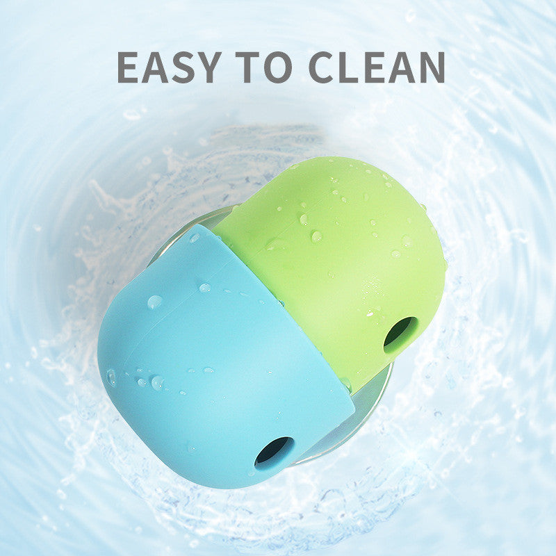 Moistless Stuff New 2 In 1 Pet Toys Products Dog Leakage Toy Ball Silicone Pet Supplies