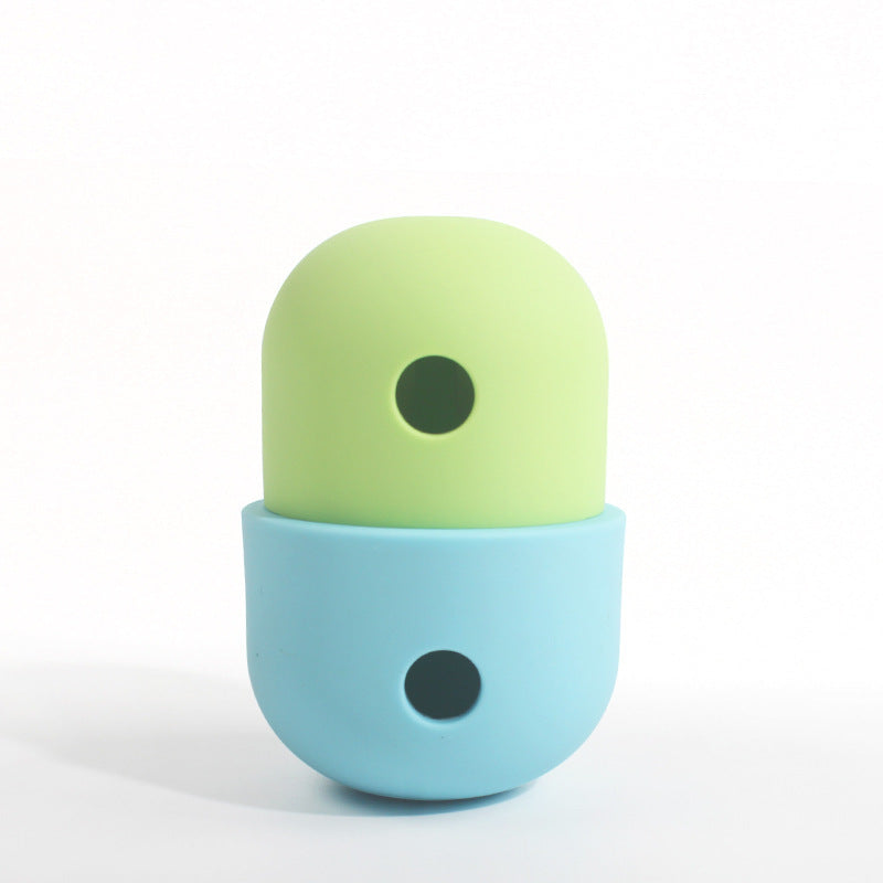 Moistless Stuff New 2 In 1 Pet Toys Products Dog Leakage Toy Ball Silicone Pet Supplies