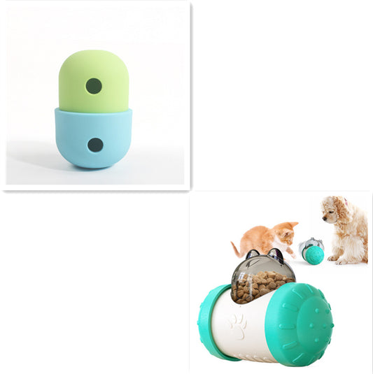 Moistless Stuff New 2 In 1 Pet Toys Products Dog Leakage Toy Ball Silicone Pet Supplies